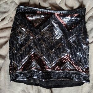 H&M Sequin Skirt